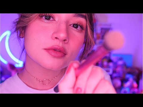 ASMR *This WILL Give You TINGLES* Doing Your Makeup (Layered/Mouth Sounds)