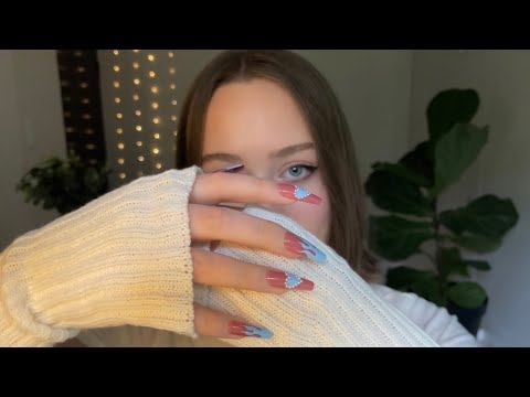 asmr glove haul (body triggers + nail tapping + fabric sounds)