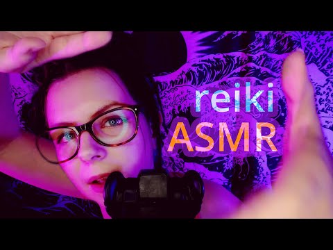 ASMR Reiki, hand movements with whispers and overexplaining - distracting you