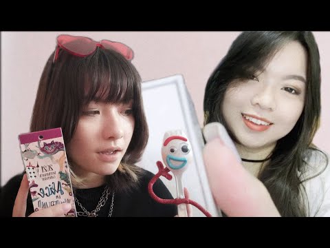 ASMR tapping and scratching assortment with Cynthia Henry ASMR 💗