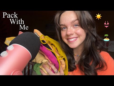 ASMR Pack With Me for HAWAII!
