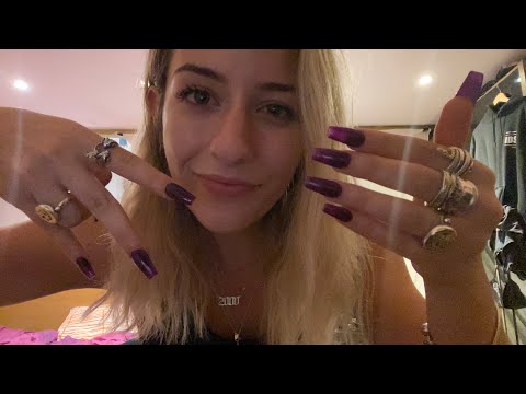 ASMR personal attention and yummy tappy triggers (random)
