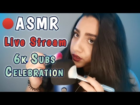 ASMR LIVE | Doing Your Trigger Requests (6k Celebration)