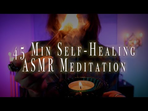 45 Min Self Healing ASMR Meditation + Scalar Energy Discovery | Aura | Meridians | Chakras