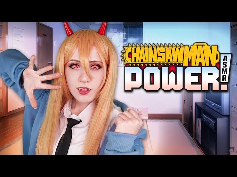 Cosplay ASMR - "Grovel, HUMAN!!" Chainsaw Man POWER Roleplay - ASMR Neko