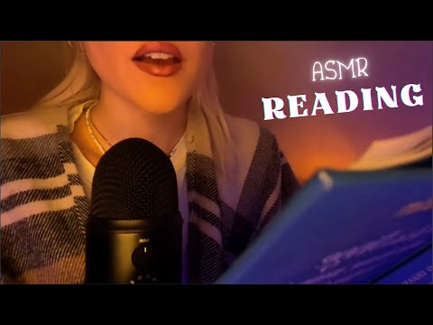 ASMR - Relaxing Book Triggers - Reading - Page Turning - Inaudible Whisper