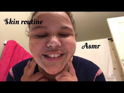 ASMR- skin care routine 💕