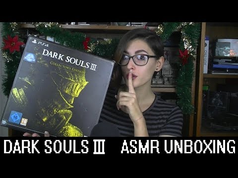 Dark Souls III ~ ASMR ~ Unboxing ~ Collector’s Edition ~ Steelbook,Artbook,Statue..~ Soft Speaking