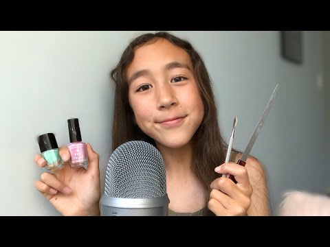 ASMR Role-play, Doing Your Nails, At the Nail Salon!
