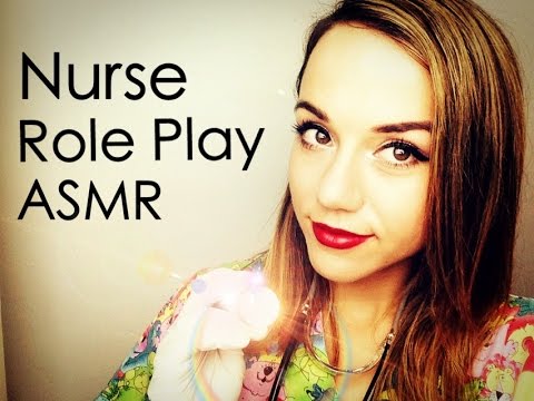 Nurse Role Play  Physical Exam with Rubber Gloves *ASMR*