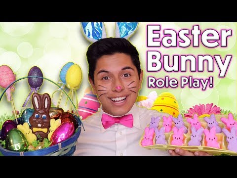 ASMR | Easter Bunny Shares His Treats!