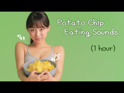 ASMR ✨ 1hour 🥔 POTATO CHIPS 🥔 Crunchy Eating Sounds 🧀 1시간동안 감자칩 먹기! ✨