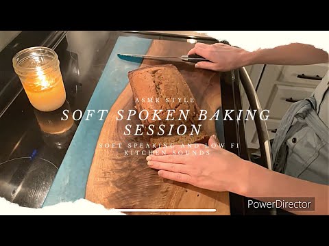 ASMR Soft Spoken Baking Banana Bread Cooking Session