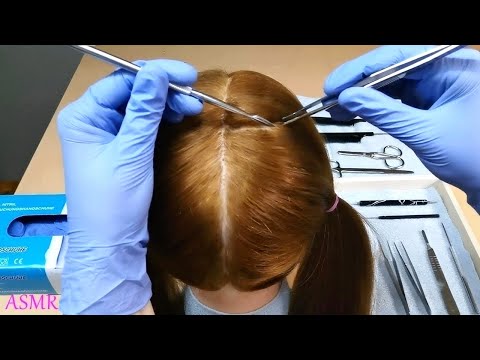 ASMR Tingly Scalp Check with Medical Instruments (No Talking) Requested