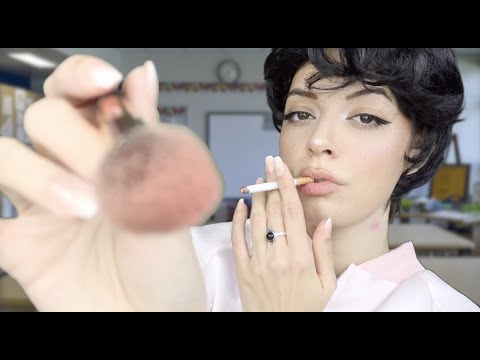 ASMR | (GREASE) Rizzo Gives You A Makeover in Detention 💄