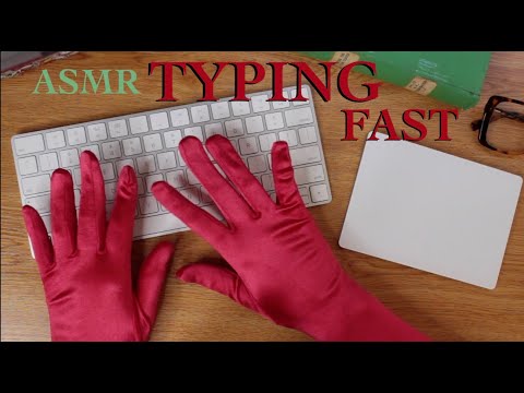 ASMR Fast Typing (No Talking)