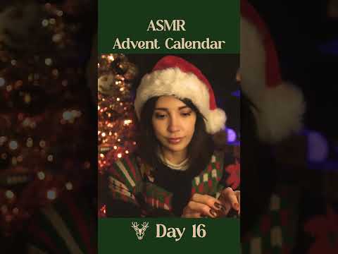 ASMR Advent Calendar - Day 16 🦌 #asmr #shorts