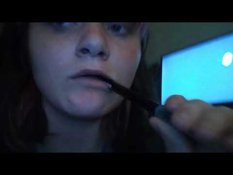 asmr 25 quick triggers in 1:43 min (lens licking, mouth sounds, tapping, etc)