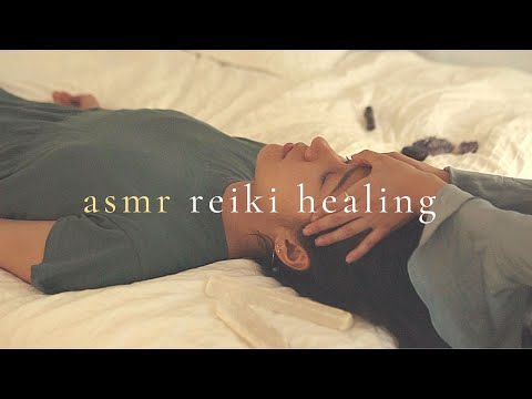 ASMR Real Person Reiki Healing with Scalp Massage (hand movements, rain sounds) Pt. 1 @semideasmr