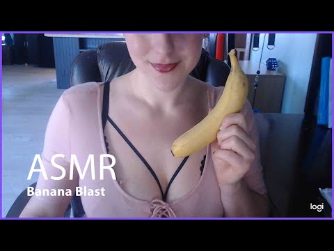 ASMR Eating a Banana, sweet and squishy