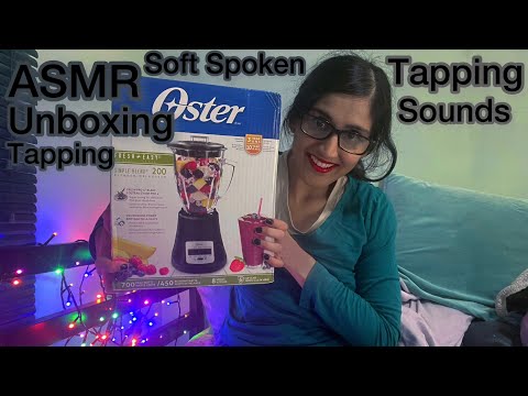 ASMR Unboxing Gentle Whispering Soft Spoken -  Tapping and Whispering for sleep.🥰