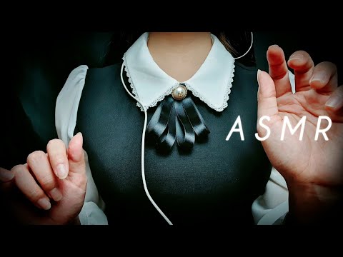 ASMR mouth sounds, hand sounds, hand movements