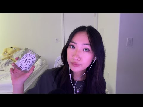 ASMR relaxing triggers and rambles, tapping, mic triggers, etc