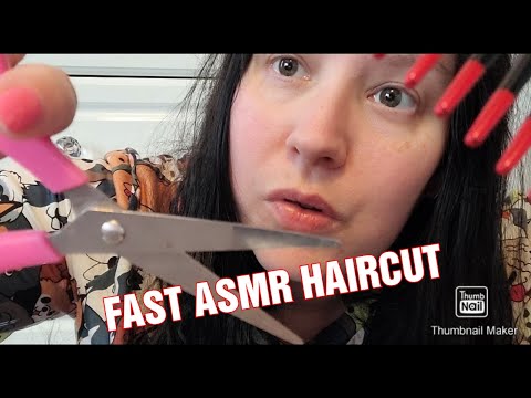 MEGA FAST ASMR Haircut - Relaxing Tingly - 💇💇