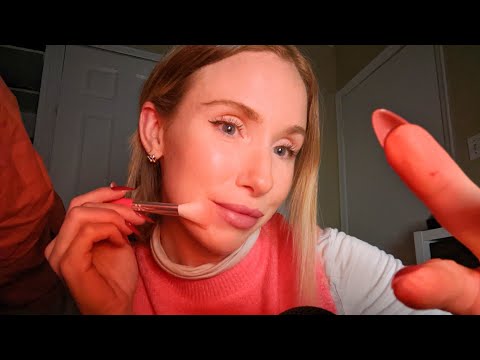 ASMR | tracing and explaining my face