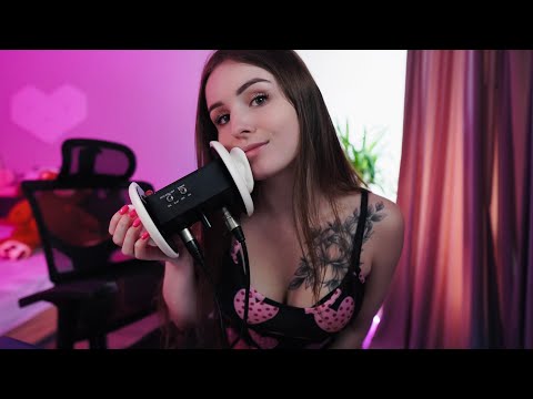 ASMR EAR LICKING & KISSES & MOUTH SOUNDS