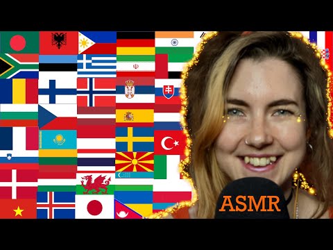 💕 ASMR in 50 Languages: 'I Love You' with Hand Movements and Hand Sounds 💕