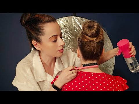 ASMR Perfectionist Hair Styling & Gentle Finishing Touches for Ballerina Bun - Soft Spoken Roleplay