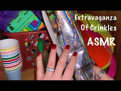 ASMR Crinkle Extravaganza/Exploring Paper & plastic crinkles all over the house (No talking)
