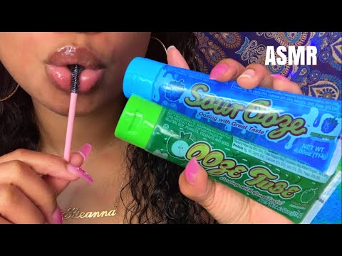 ASMR | Sour Ooze Tube Candy 🍭