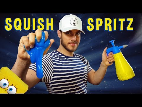 ASMR SQUISH & SPRITZ | Spray. Slime. Foam.