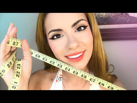 [ASMR] Measuring You 👚 Tailor Roleplay 👒 Soft Spoken, Light & Face Touching