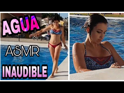 ASMR INAUDIBLE+ PISCINA+CARICIAS - Sonidos de Agua y visual nadando , buceando y caricias