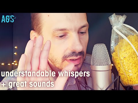 Hardly audible and understandable whispers + great sounds [ASMR][AGS]