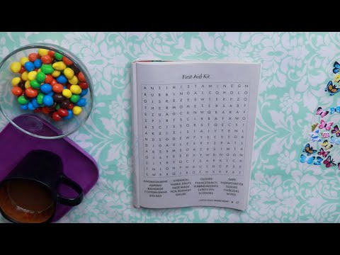 PEANUT M&MS WORD SEARCH ASMR EATING SOUNDS