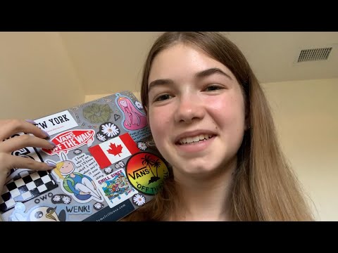 ASMR laptop stickers (tapping and whispering)