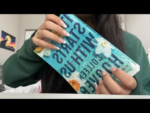 asmr fast and slow tapping on a book 📚