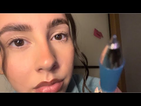 ASMR- Slightly chaotic and fast drawing on you✍🏼 (upclose personal attention and ring sounds🫶🏻)
