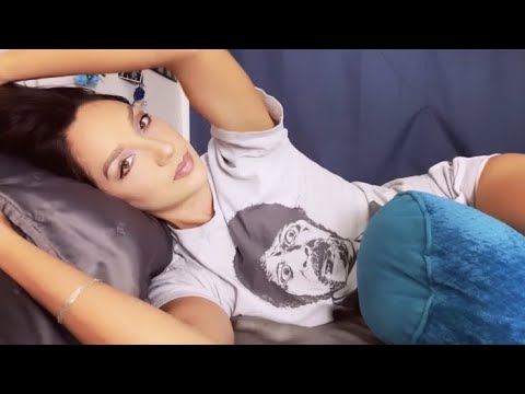 ASMR -  Girlfriend Comforting You In Bed During a Thunderstorm (Rain Sounds)