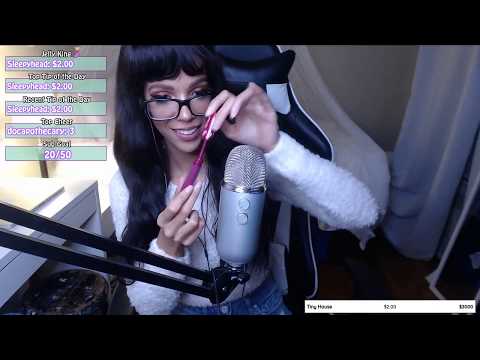 ASMR Triggers and Chit Chat | Blue Yeti Test on Live Stream