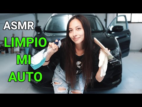 ASMR || LIMPIO mi AUTO | COCHE | CARRO 😅​😊​🤤​😴​