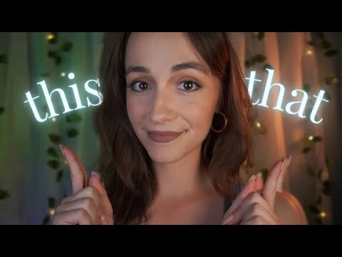 ASMR | This or That? (Finding your Favorite Triggers)
