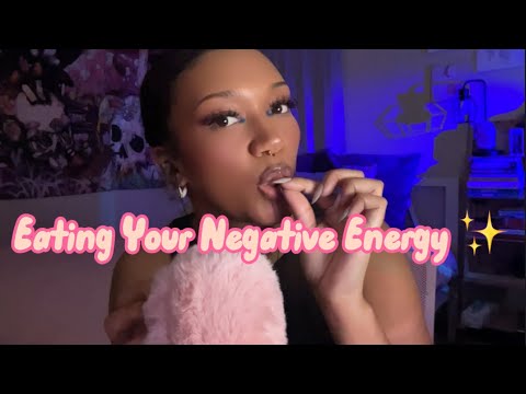 ASMR Eating Your Negative Energy + Gum Chewing
