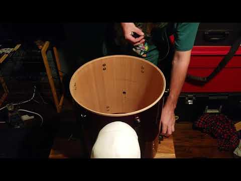 ASMR Refinishing a Drum Set - Stage One Disassembly (1 of 2)