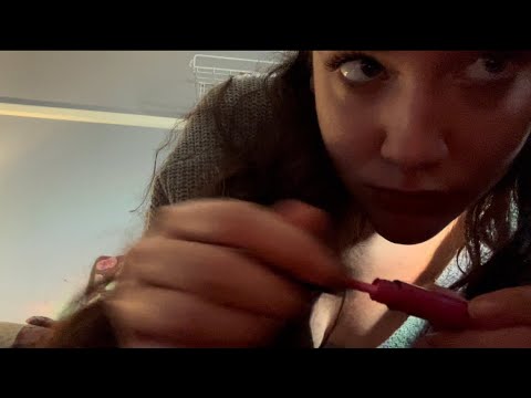 Asmr~Upclose Mouth Sounds, Fabric Scratching, Lipgloss Pumping, Wet Kisses, Smoking..
