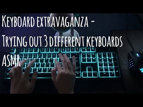 [ASMR] Keyboard Extravaganza (3 Different Keyboards) - "Shorty" ASMR
